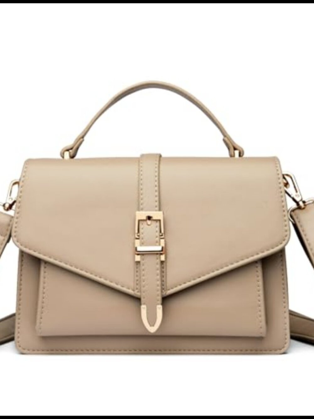 Small Crossbody Bag Vegan Leather Top Handle Satchel Purse